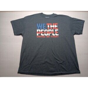 We The People United We Stand Gray Melmarc T-Shirt XXL 2X